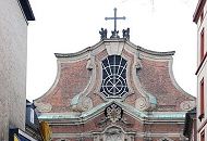 34_41227 Blick auf die katholische St. Josephskirche in der Groen Freiheit. Die barocke Kirche wurde ursprnglich 1721 fertig gestellt, 1944 im Krieg fast vollstndig zerstrt und 1955 wieder aufgebaut.